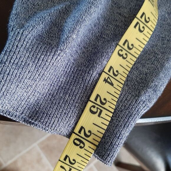 Quarter Zip Pull over Sweater Blue 2XL - Picture 8 of 9